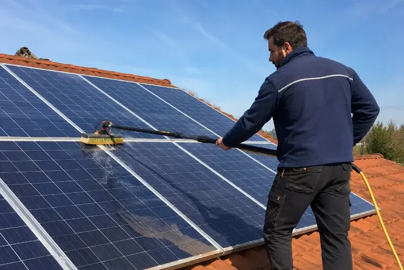Nettoyage et entretien de panneaux solaires à Saint-Rémy